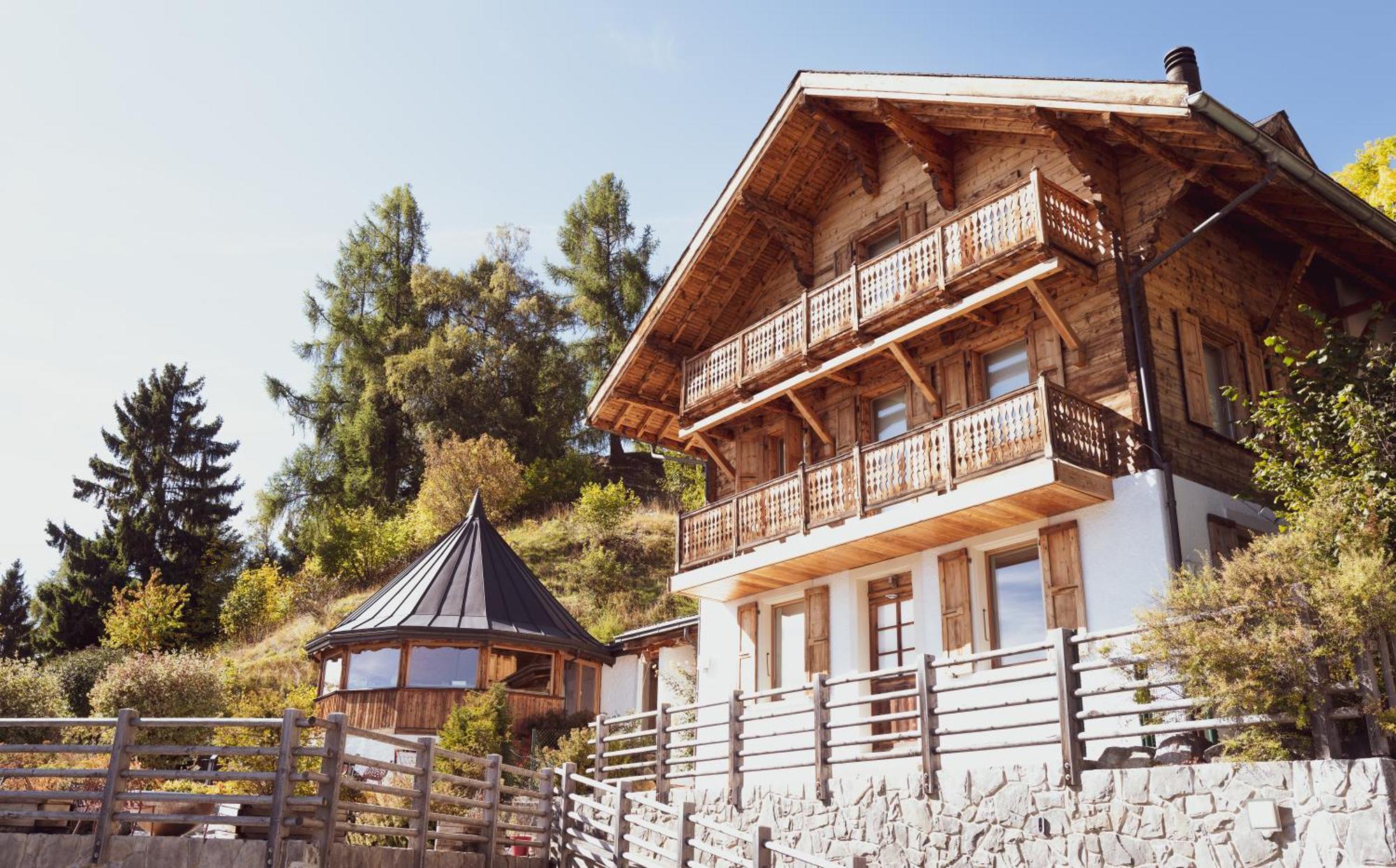 Chalet 4 Saisons Ovronnaz Dış mekan fotoğraf