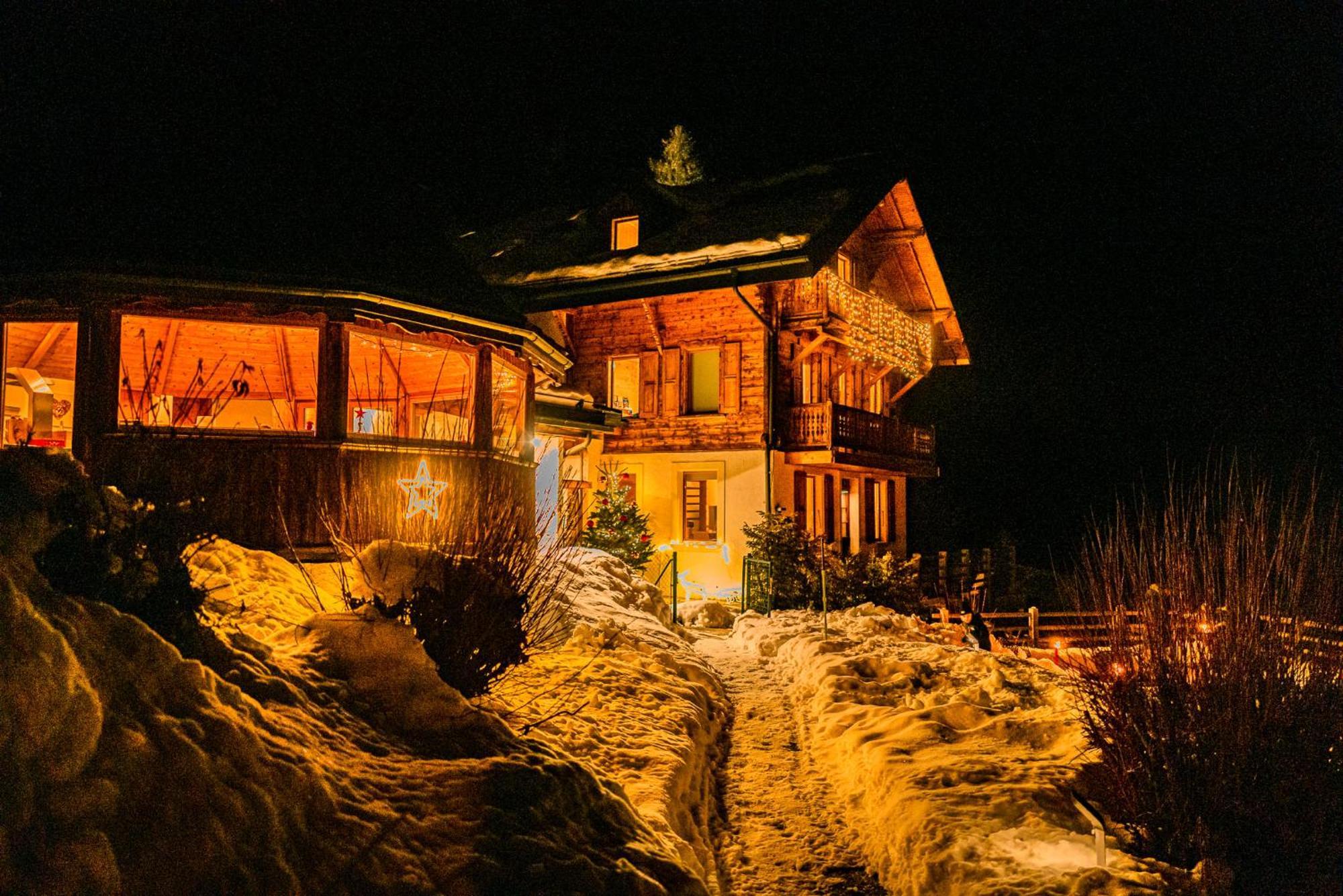Chalet 4 Saisons Ovronnaz Dış mekan fotoğraf